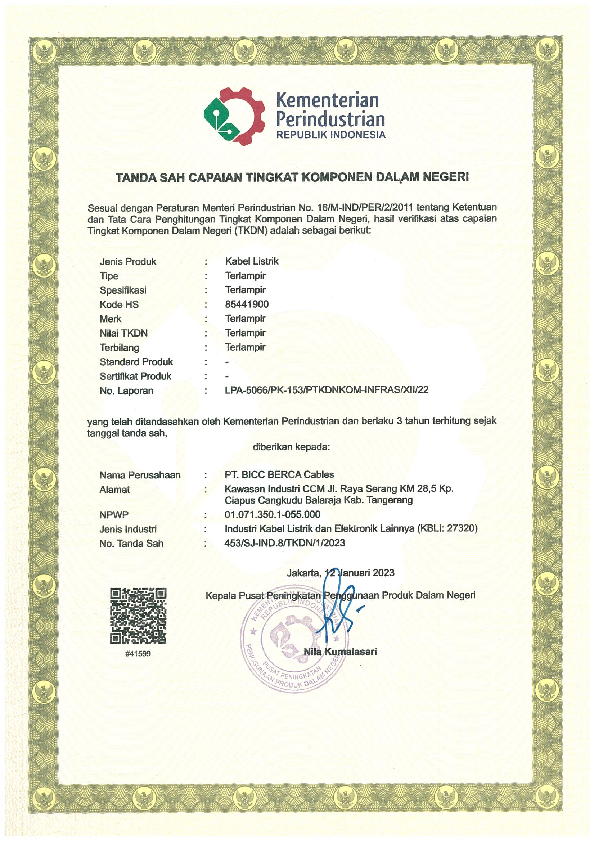SERTIFIKAT TKDN